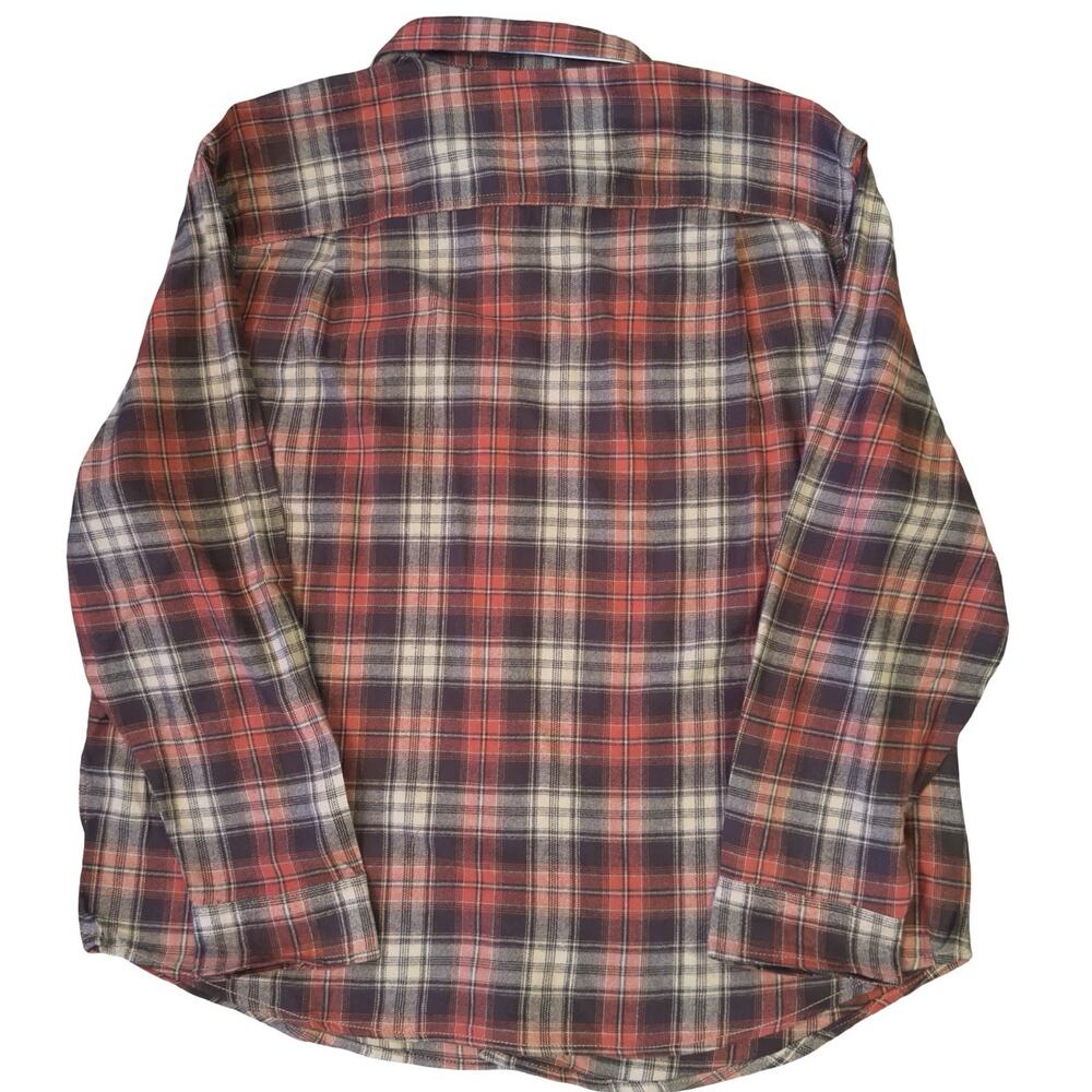 George Super Soft Flannel Shirt Men’s 2XL Red Plaid Button Front NWT - Picture 2 of 7